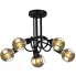 Czarna loftowa lampa sufitowa supeł - S147-Agneso
