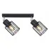 Czarna lampa sufitowa z reflektorami - S148-Syntio