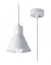 Biała industrialna lampa wisząca - S166-Asod w sklepie aosom.live