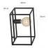 Wymiary czarnej lampki nocnej D024-Avner
