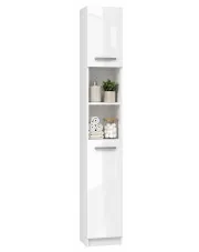 Szafka łazienkowa biały połysk - Ensa 2X w sklepie aosom.live