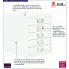 Biała szafa Milleniar: infografika