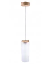 Biała lampa wisząca zwis tuba - S236-Devan w sklepie aosom.live