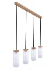 Czarna nowoczesna lampa wisząca nad wyspę - S239-Devan w sklepie aosom.live
