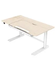 Regulowane dziecięce biurko elektryczne ergonomiczne - Qall 2X w sklepie aosom.live