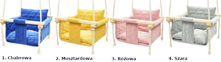 Dostępne kolory huśtawek Rice