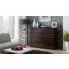 Zdjęcie komoda z szufladami wenge Lonix 2X 140 cm | aosom.live
