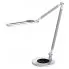 Srebrna lampka na biurko LED z panelem - S254-Hippo
