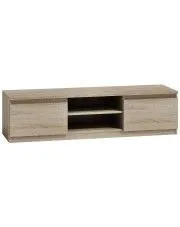 Komoda pod telewizor dąb sonoma - Amida 2X 120 cm w sklepie aosom.live