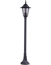 Czarna klasyczna lampa zewnętrzna słupek - S328-Tofik w sklepie aosom.live
