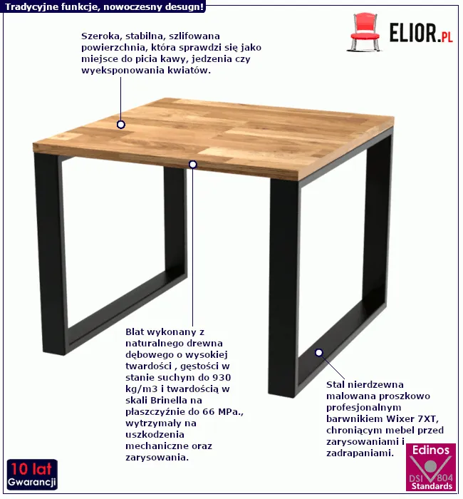Stolik Rodos 3X: cechy produktu