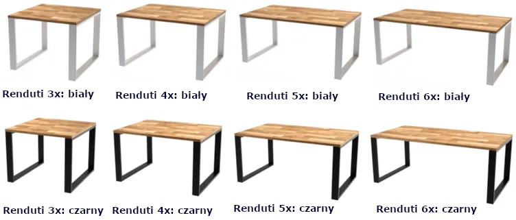 Kolekcja stolików Renduti