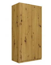 Stojąca szafa w kolorze dąb artisan - Zavet w sklepie aosom.live
