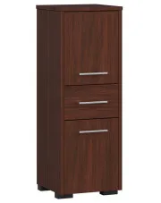 Klasyczny półsłupek łazienkowy wenge - Riten 3X w sklepie aosom.live