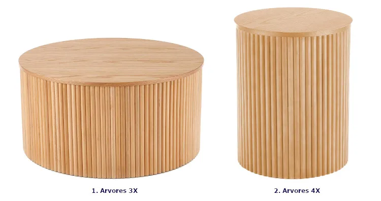 Produkt Rustykalny stolik kawowy - Zynex 4X - zdjęcie numer 2
