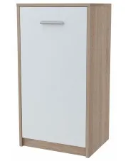 Minimalistyczna komoda biała sonoma - Gopox 2X w sklepie aosom.live