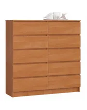 Klasyczna komoda z szufladami olcha- Barisso 3X w sklepie aosom.live