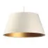 Lampa wisząca dzwon w kolorze ecru S408-Ohra