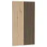 Ozdobny panel ścienny z lamelami dąb artisan Fallon 12X
