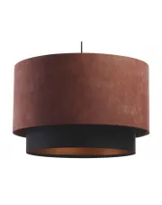 Bordowa lampa wisząca nad stół z abażurem - S429-Bolonix w sklepie aosom.live