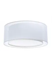 Biały okrągły plafon - S437-Vilena w sklepie aosom.live