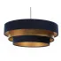 Granatowo-złota lampa wisząca glamour - S442-Contigo