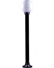Czarna lampa ogrodowa stojąca S515-Kayo - opal w sklepie aosom.live