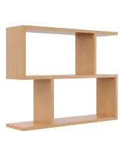 Minimalistyczna półka ścienna w kolorze buk - Keller w sklepie aosom.live