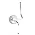 Designerski chromowany kinkiet LED - S524-Neos