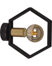 Czarny geometryczny kinkiet loftowy - S527-Weros w sklepie aosom.live