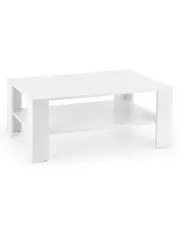 Minimalistyczna biała ława Granada w sklepie aosom.live