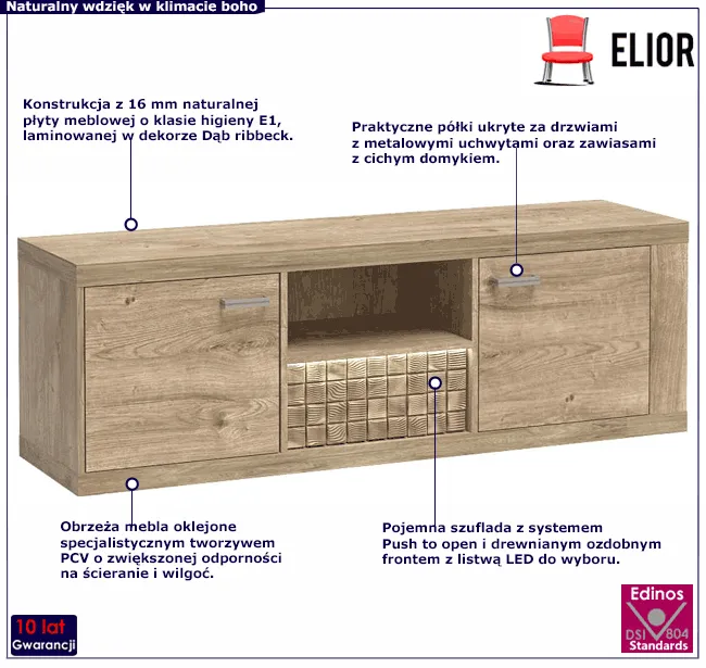 szafka RTV do salonu Leticia 14X