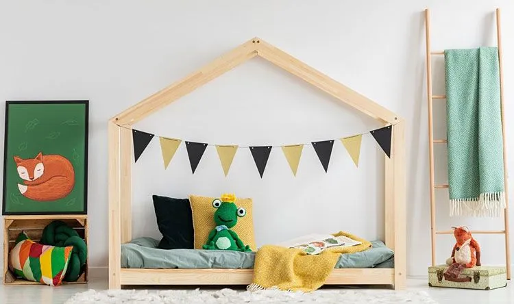 Drewniane łóżko domek Dalli 10X