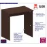 Biurko do laptopa Raro wenge