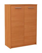 Minimalistyczna komoda z drzwiczkami olcha - Lineo w sklepie aosom.live