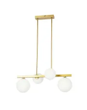 Lampa wisząca ze szklanymi kloszami - K478-Zack w sklepie aosom.live