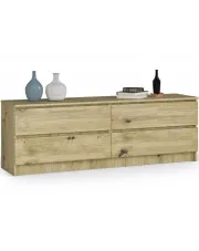 Minimalistyczna komoda do salonu dąb artisan - Daria w sklepie aosom.live