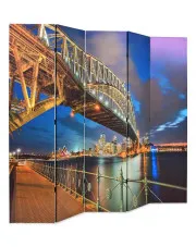 Wewnętrzny parawan z nadrukiem Sydney - Lanard 5X 200 x 170 cm w sklepie aosom.live