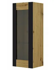 Witryna ścienna dąb artisan - Lyra 7X w sklepie aosom.live