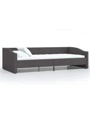 Tapczan jednoosobowy z podwójnym portem USB - Sintris 90 x 200 cm w sklepie aosom.live