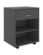 Kontener biurkowy w kolorze szarym - Neros 9X w sklepie aosom.live