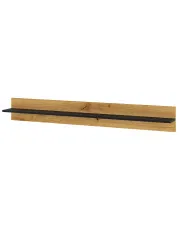 Półka wisząca 151 cm czarna + dąb artisan - Lenifo 11X w sklepie aosom.live