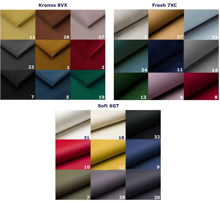 3-osobowa sofa w stylu loft z poduchami Nevilo 4X