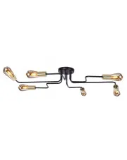 Czarna metalowa lampa sufitowa loftowa - S830-Otrava w sklepie aosom.live