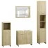 Zestaw łazienkowy Lucena z wytrzymałej płyty meblowej 9X
