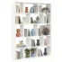 Biały skandynawski regał otwarty wiszący lub stojący - Anika