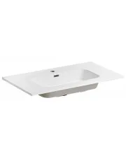 Biała ceramiczna umywalka meblowa - Zelma 90 cm w sklepie aosom.live