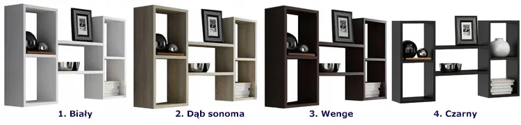 Półka wisząca do salonu, kuchni, sypialni Fremont, 2X