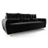 Czarna sofa rozkładana - Sinsiew 3X