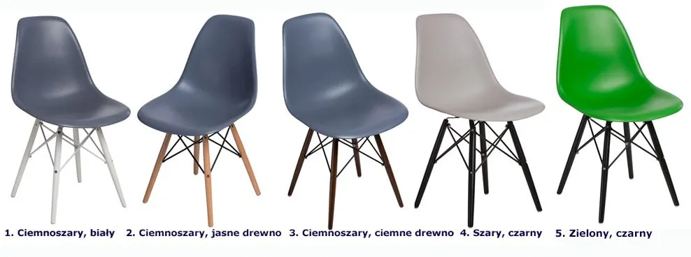 Modne krzesła Dandeliox - drewniane